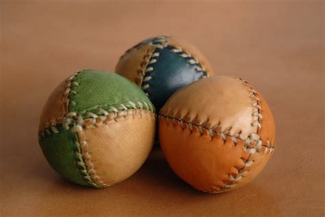 leather juggling balls